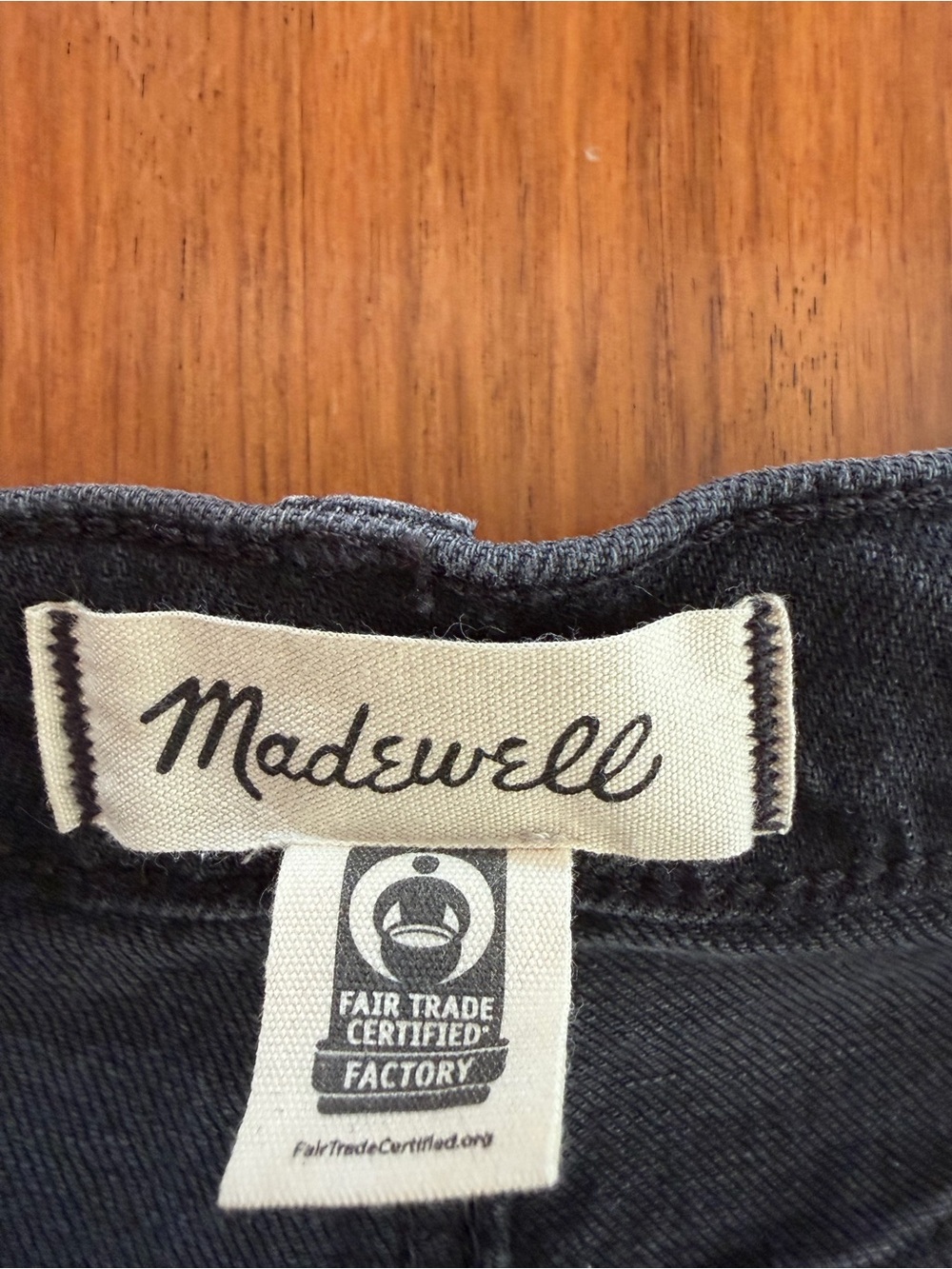 Madewell Black Denim Balloon Raw Hem Womens High-Rise Jeans Size 23 NG264 - Picture 13 of 14